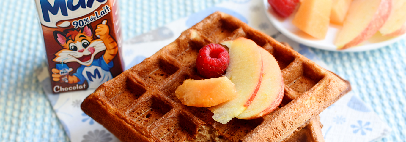 Des recettes sucrées accompagnées de Lactel Max pour un goûter complet