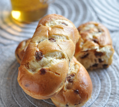 Recette de Pains au lait aux pépites de chocolat