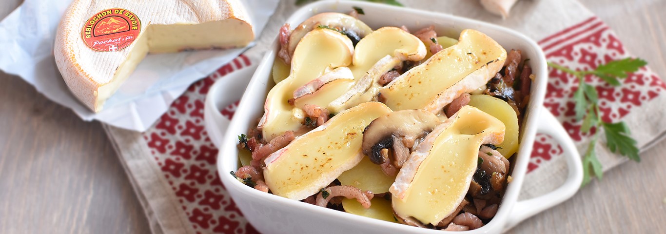 Recette de Reblochonnade aux champignons