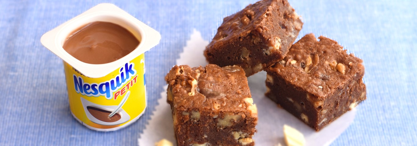 Recette de Brownies au Nesquik Petit 