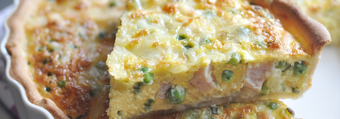 La quiche  : toujours bienvenue dans notre assiette.