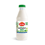 Lait pasteurisé demi-écrémé biologique