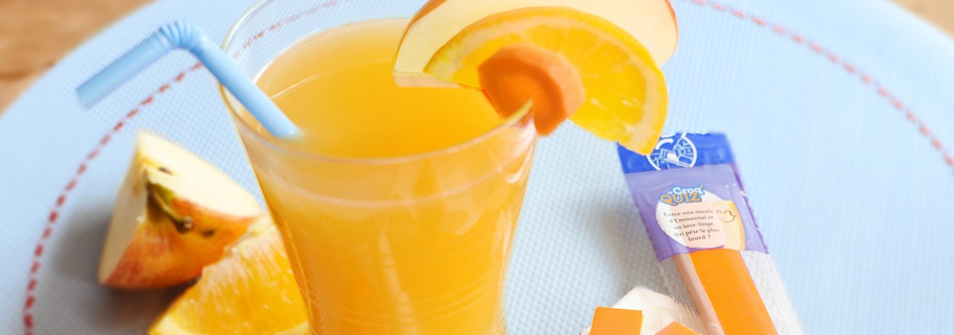 Recette de Smoothie Pommes, Orange et Carottes