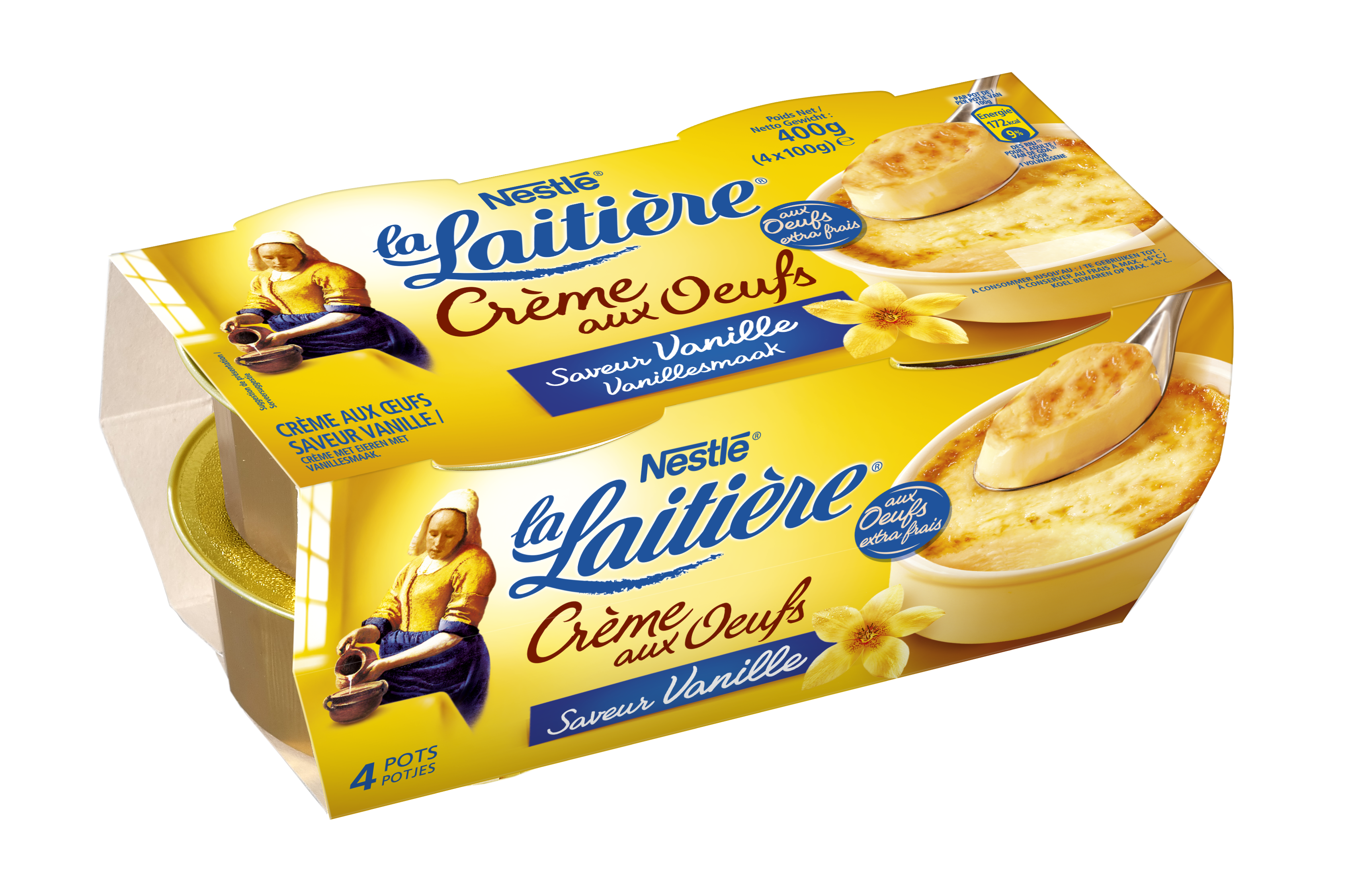 Crèmes aux oeufs Saveur Vanille