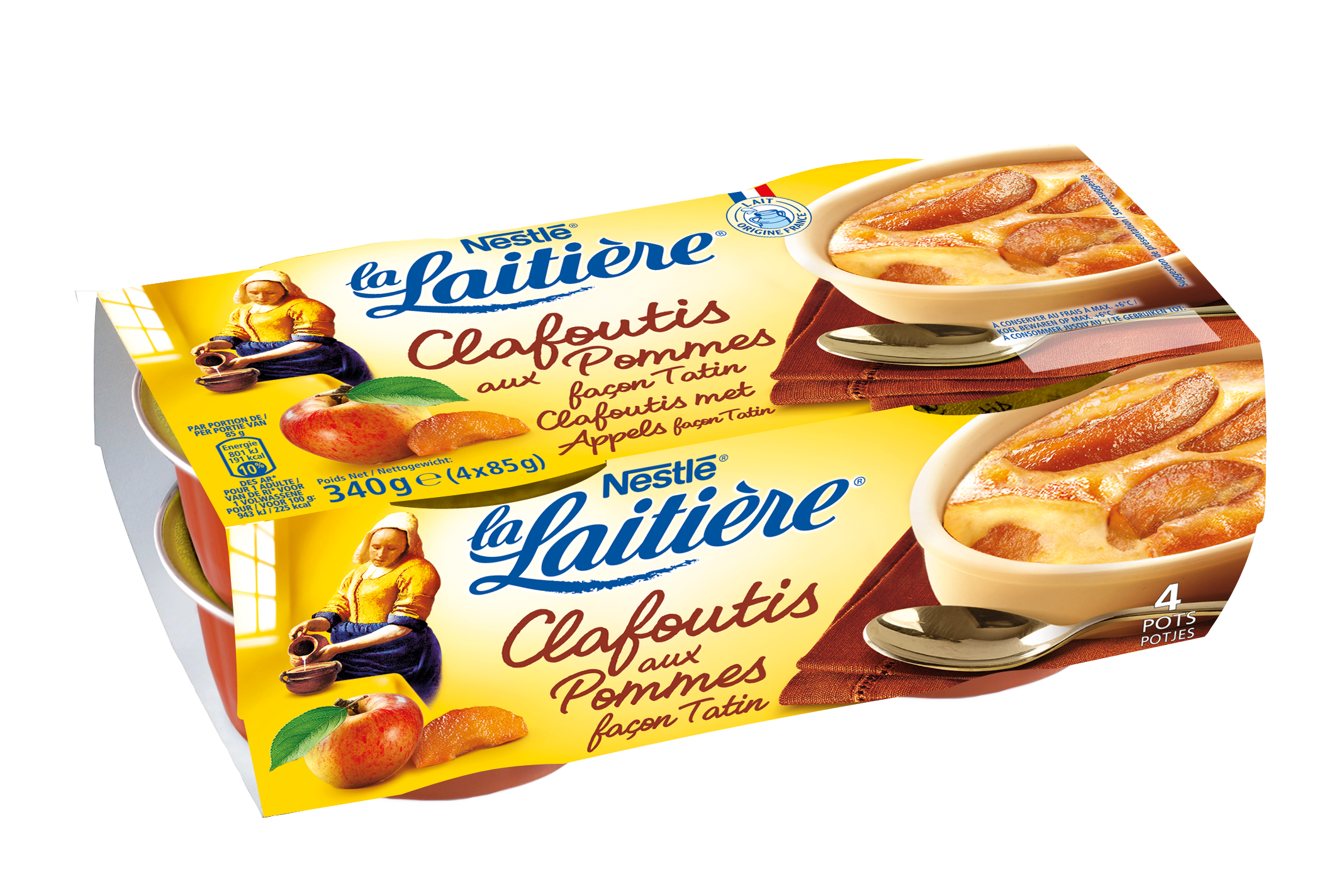 Clafoutis aux pommes façon tatin