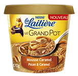 Le Grand Pot Caramel, noix de pécan et caramel.