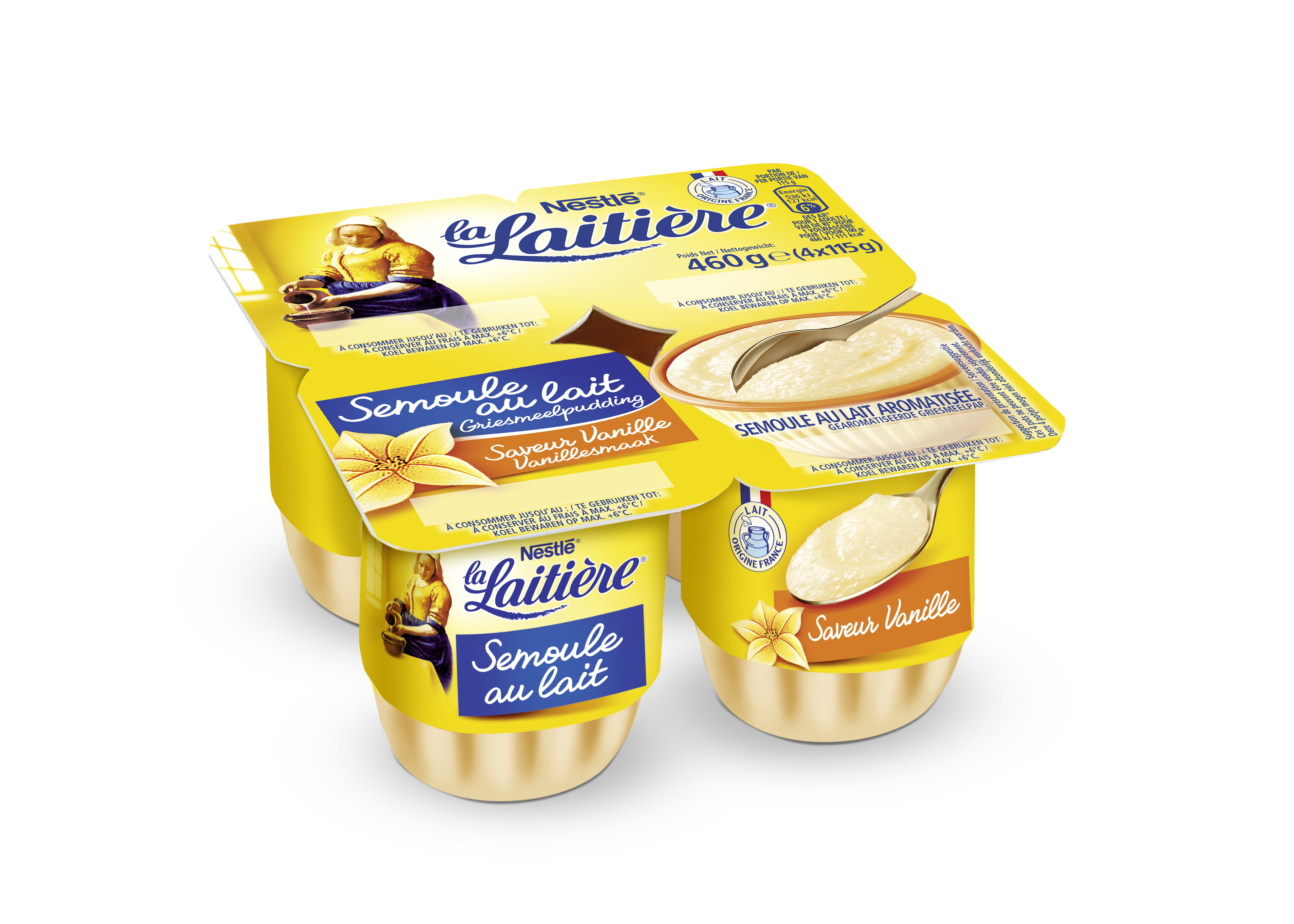 Semoule au lait Saveur Vanille