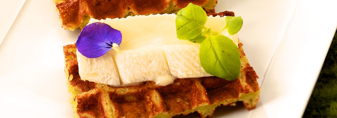 Recette de Gaufre au persil et à la Brique de Brebis Lou Pérac