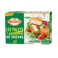 Palets de chèvre Président