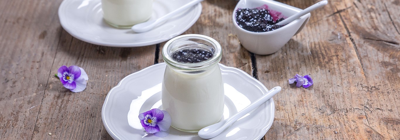 Recette de Panna cotta à la confiture de myrte et au Brocciu AOP Corsica