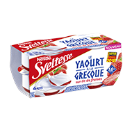 Sveltesse Yaourt à La Grecque sur Lit de fraises