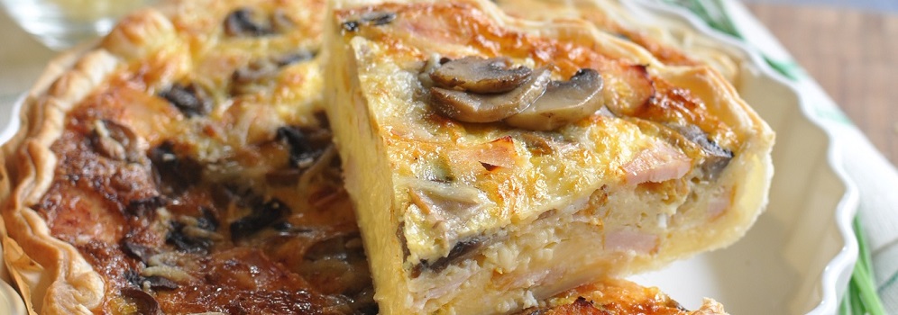 Recette de Tarte Poulet Champignons