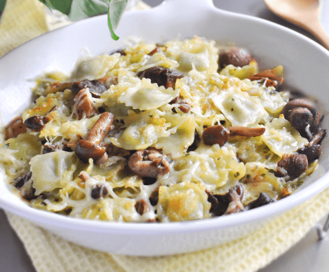 Gratinée De Ravioles Aux Champignons - Envie De Bien Manger