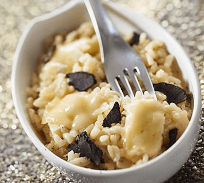 Recette de Risotto au camembert et à la truffe noire