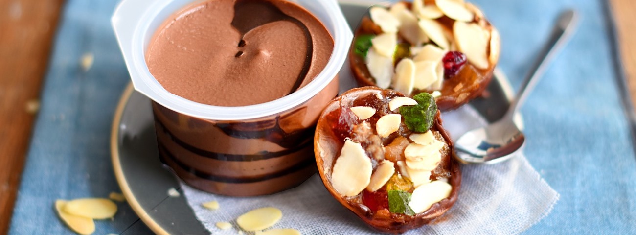 Recette de Florentin aux fruits secs et Feuilleté de Mousse La Laitière 