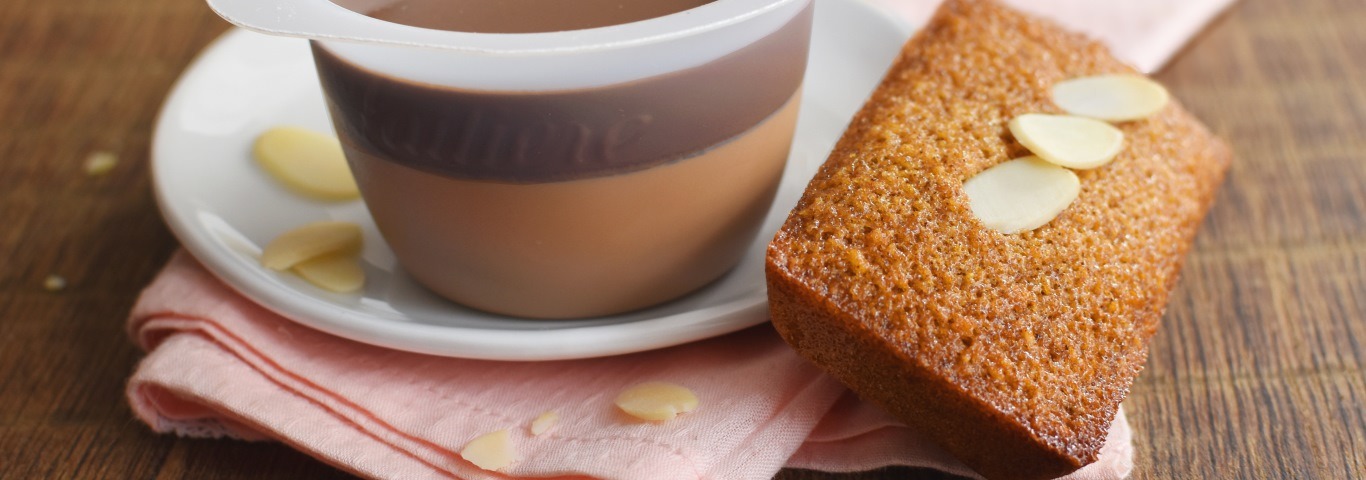 Recette de Velours de Crème et ses financiers au caramel