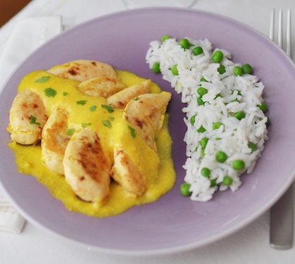 Recette de Aiguillettes de volaille à la moutarde douce Primevère