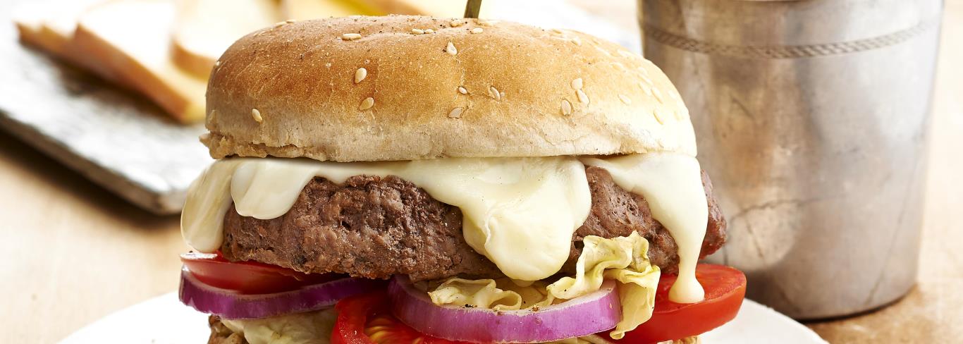 Recette de Burger steak haché et fromage à Raclette
