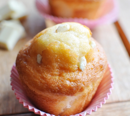 Recette de Muffins au chocolat blanc