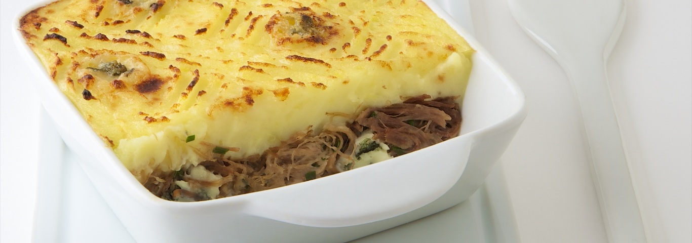 Recette de Parmentier de canard fondant au Roquefort Société