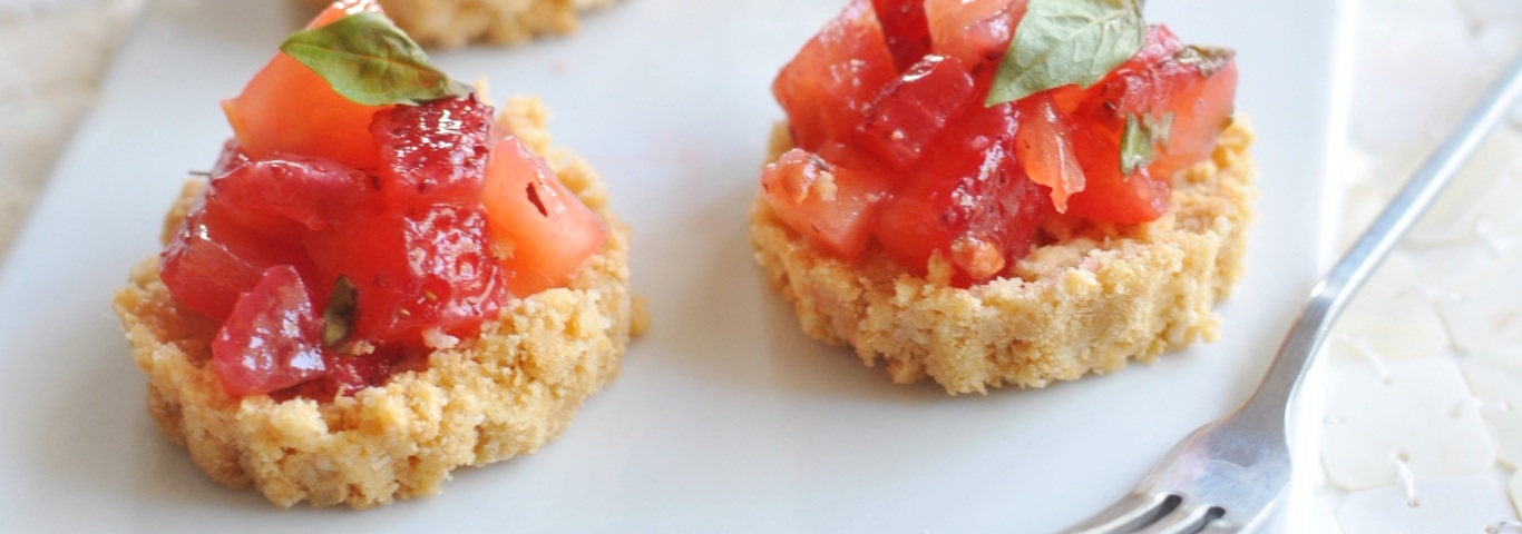 Recette de Amuse-bouches au caviar de tomates et fraises
