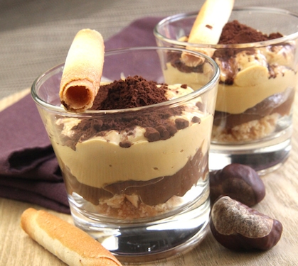 Recette de Tiramisu express à la Crème Dessert MaronSui's La Laitière 