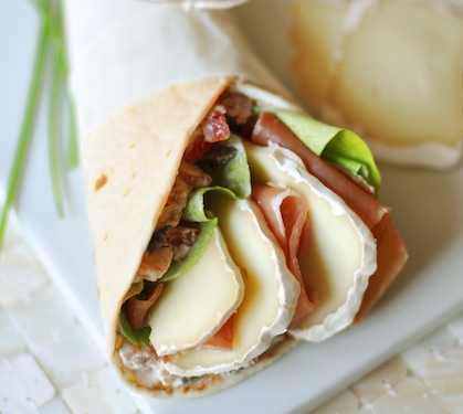 Recette de Wraps de brebis au jambon de pays