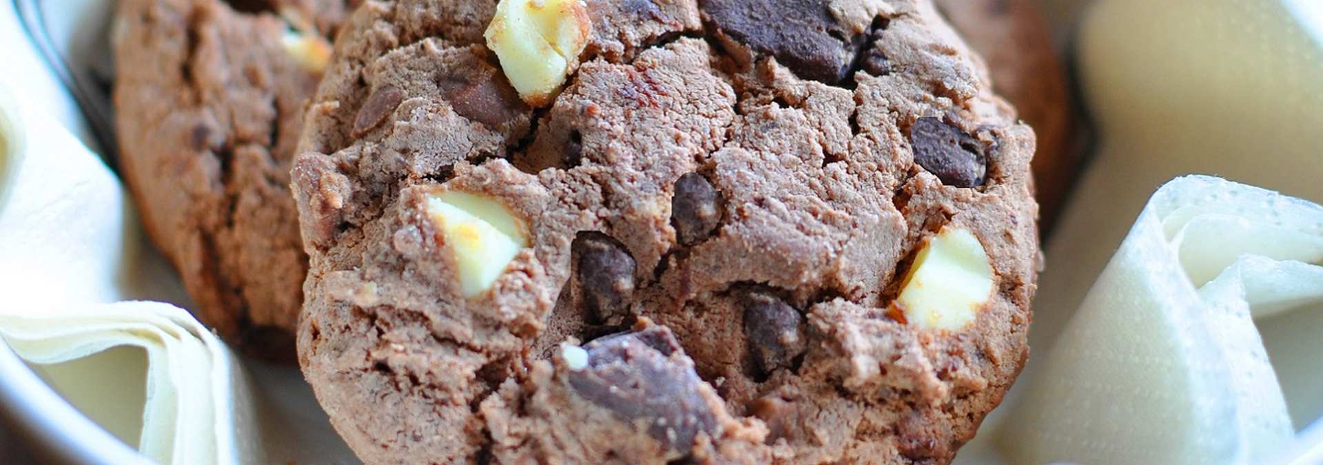 Recette de Cookies noirs et blancs