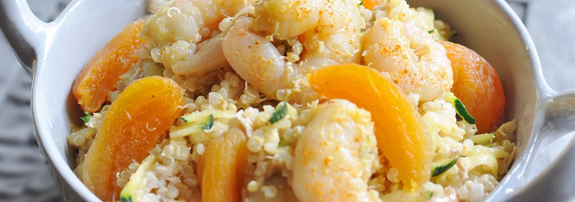 Recette de Couscous de fonio aux crevettes