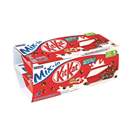 Yaourt nature sucré Mix-in Kitkat ®