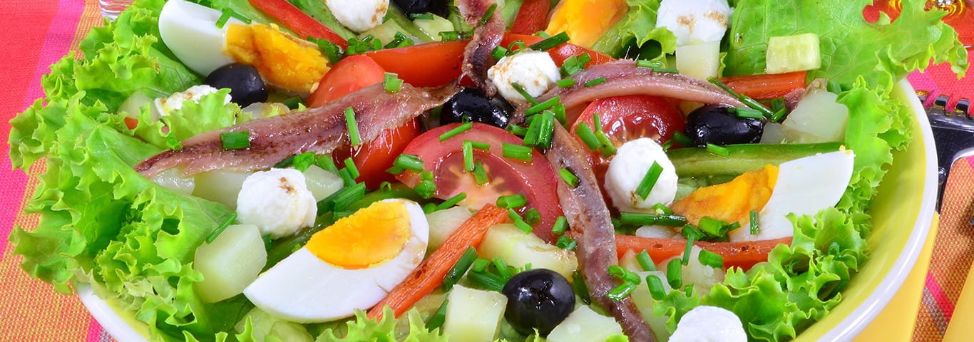 Recette de Salade Niçoise à la Mozzarella