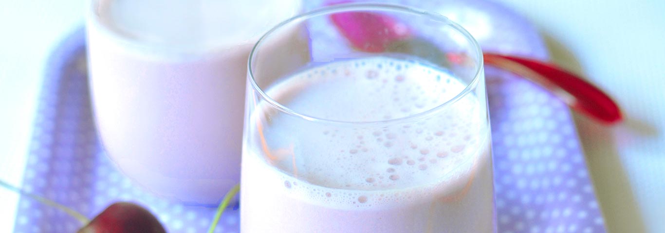 Recette de Smoothie cerise/orgeat | dès 10 mois 