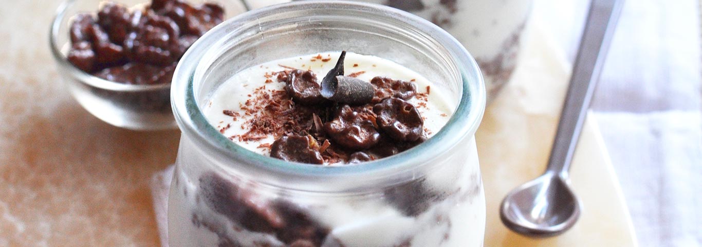 Recette de Yaourt glacé à la stracciatella