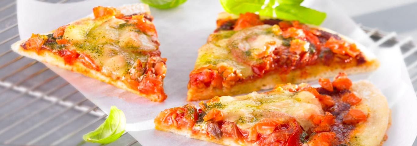 Recette de Pizza au saumon et pesto