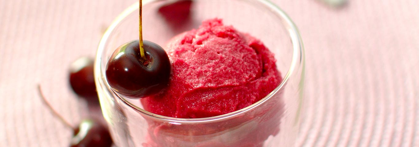 Recette de Sorbet cerise et gingembre