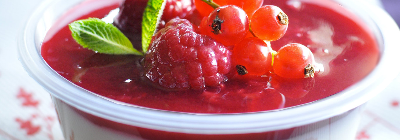 Recette de Blanc-manger aux fruits rouges