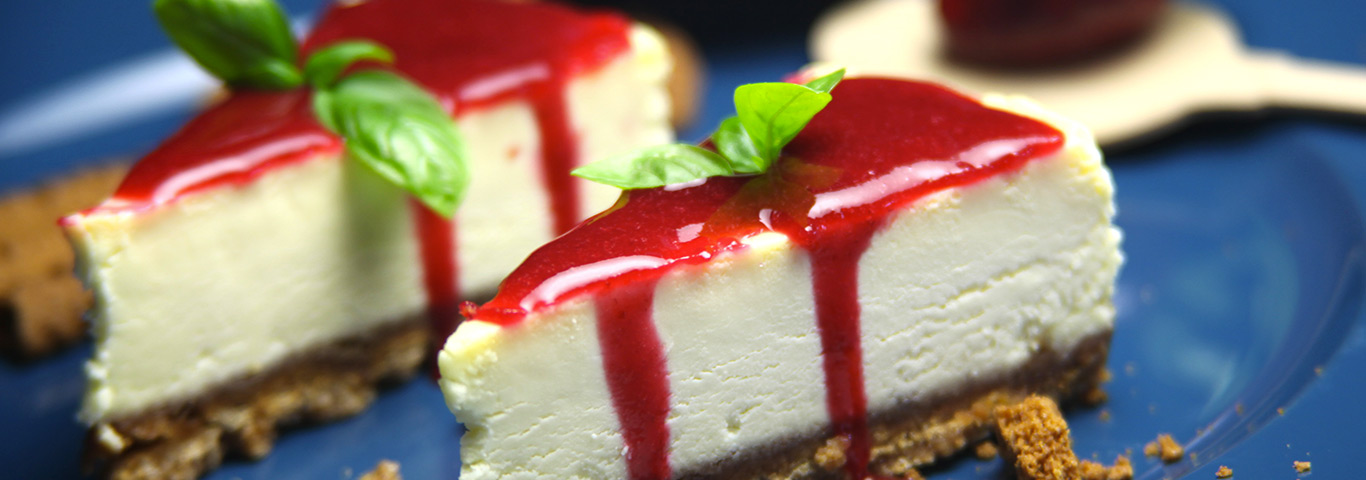 Recette de Cheesecake fraise basilic