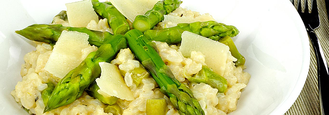 Recette de Risotto d'asperges vertes