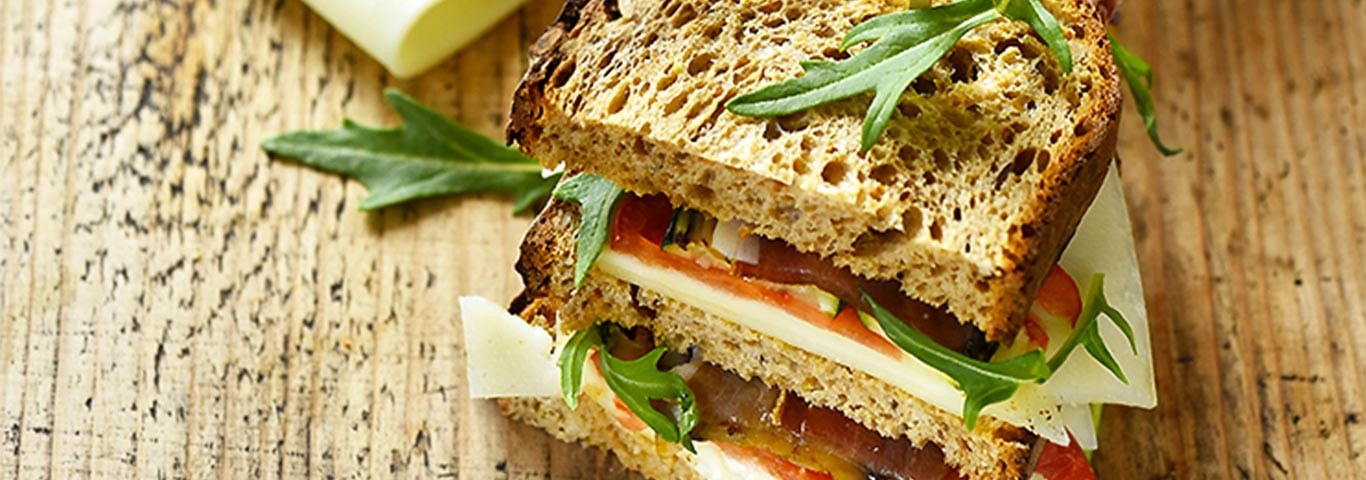 Recette de Club Sandwich aux tranches de brebis Lou Pérac et jambon de pays
