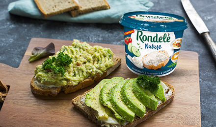 Recette de Toast Avocat twisté au Rondelé Nature