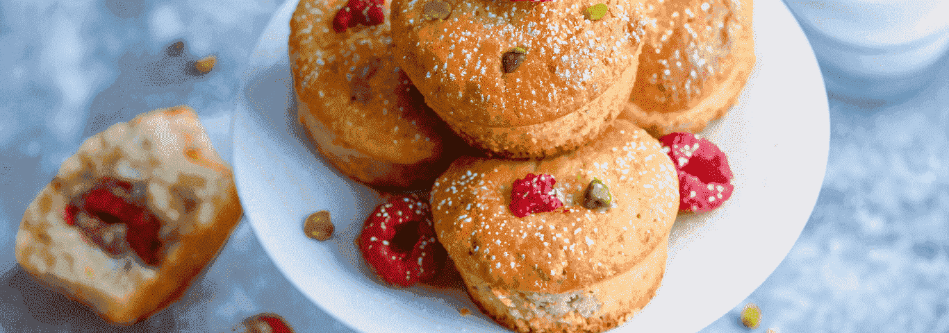 Recette de Muffins aux Framboises et Pistaches