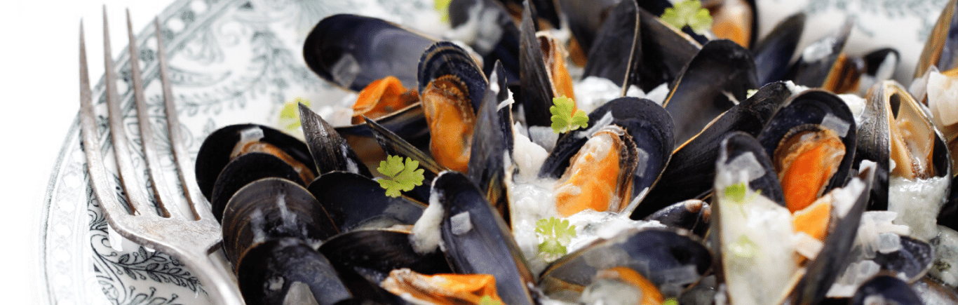 Recette de Moules au Roquefort Société Bio