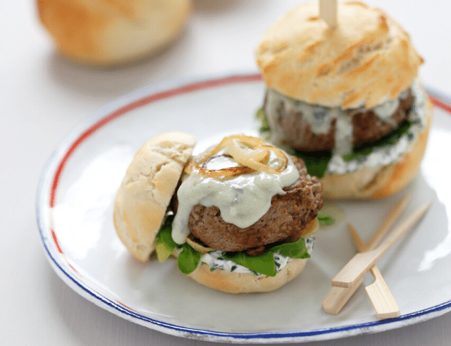 Recette de Burgers au Roquefort Société Bio 