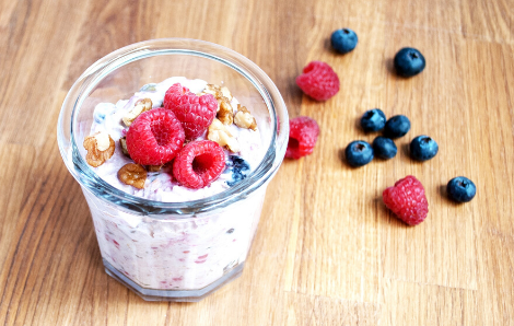 Recette de Flocons d’avoine aux fruits rouges