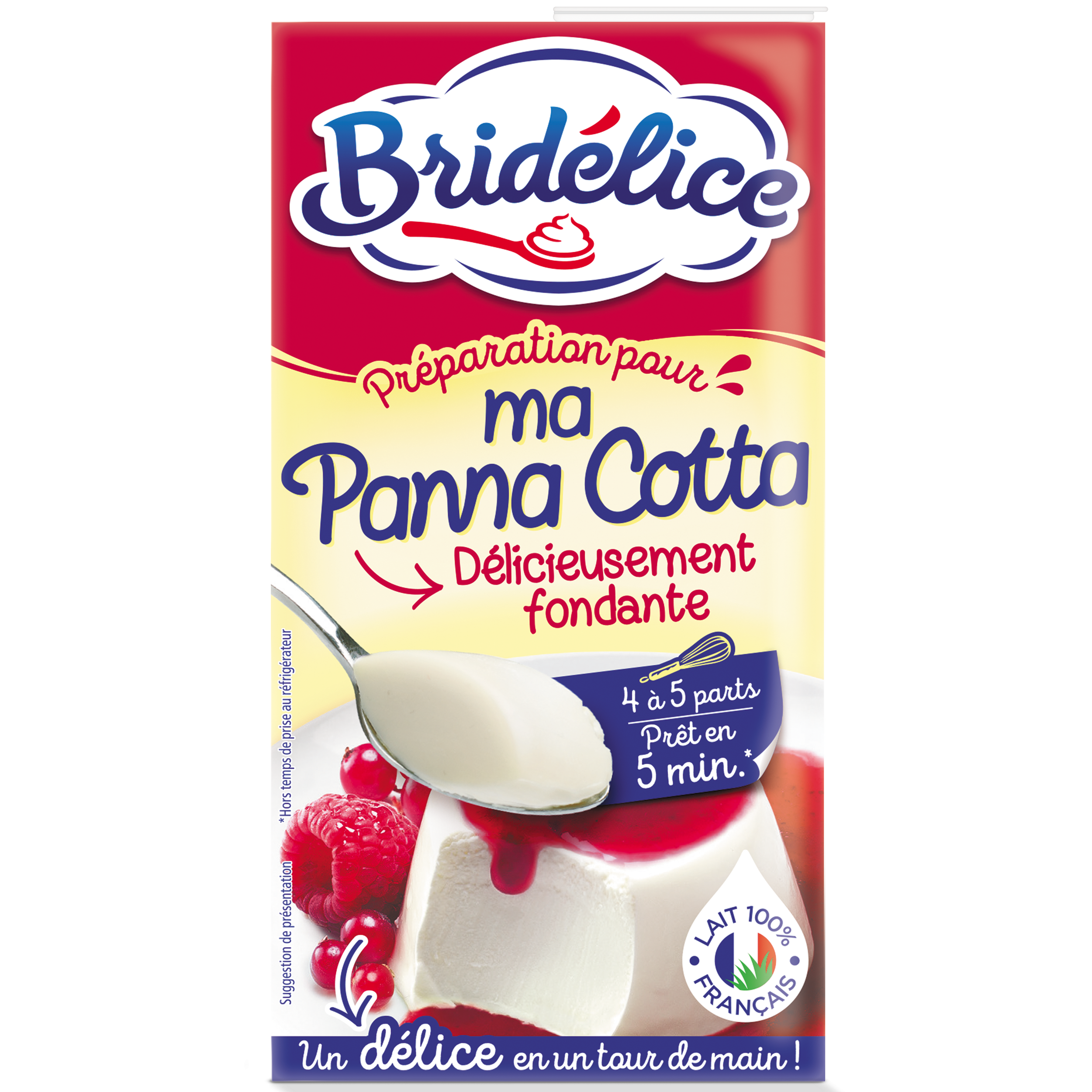 Préparation pour Panna Cotta Bridélice