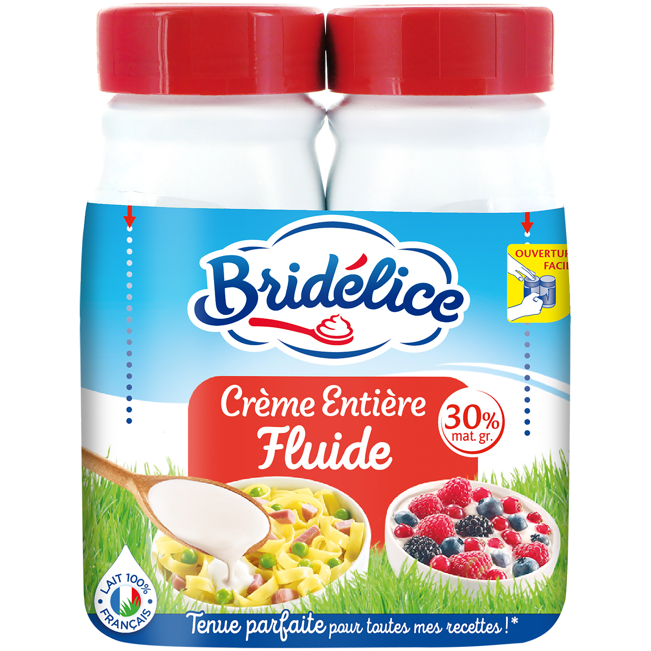 Crème entière fluide Bridélice