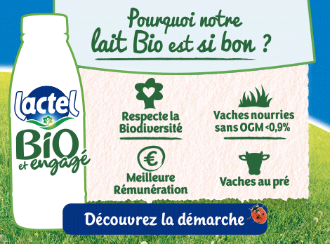 Engagements Bio par Lactel Bio