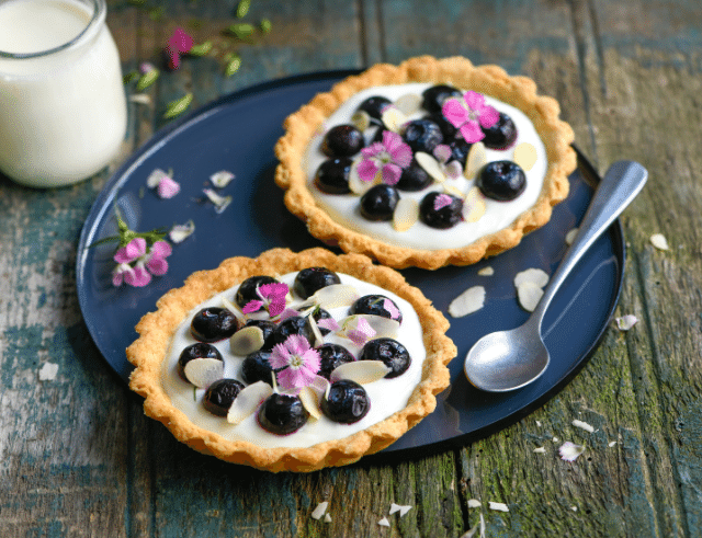 Recette de Tartelettes Amandines aux Myrtilles