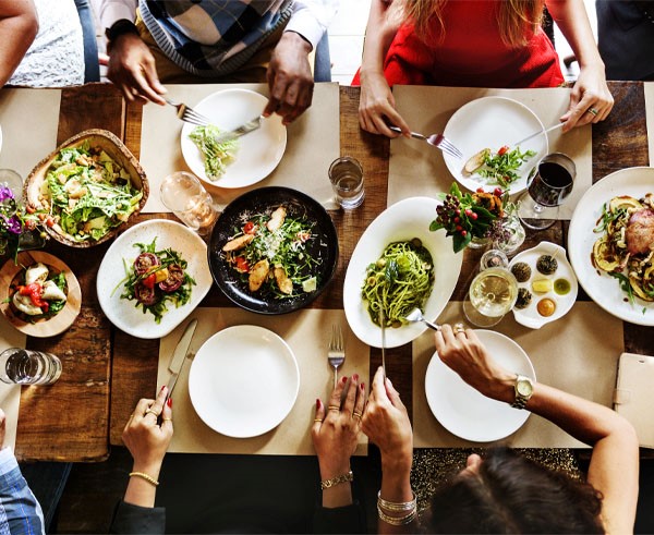 Plats équilibrés en toute convivialité