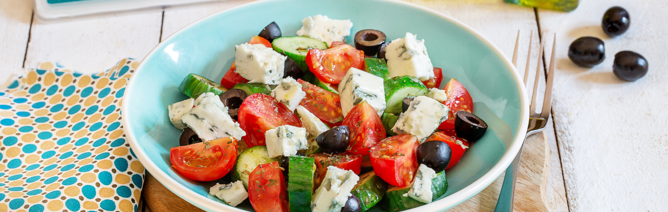 Recette de Salade grecque au bleu de brebis